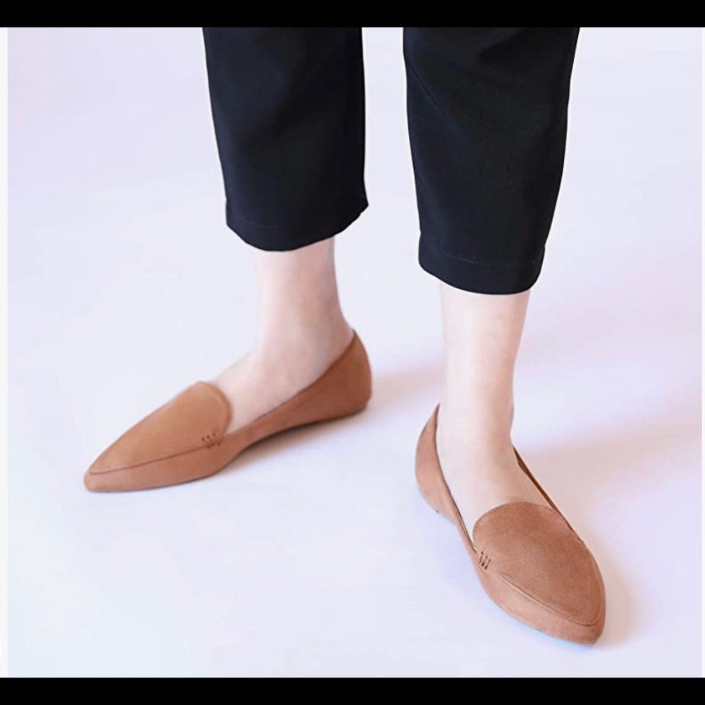MUSSHOE Loafers for Women Comfortable Pointed Toe Loafers & Slip-ons Size 9